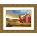 Deiter Lori 24x17 Gold Ornate Wood Framed with Double Matting Museum Art Print Titled - Good Morning Rooster