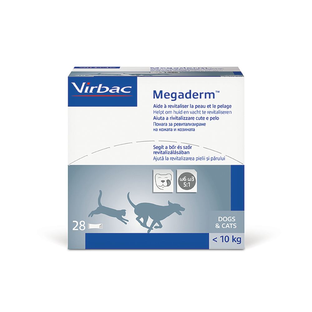 Virbac Megaderm per Gatti e Cani Inferiori a 10 Kg 32x4 ml Bustina