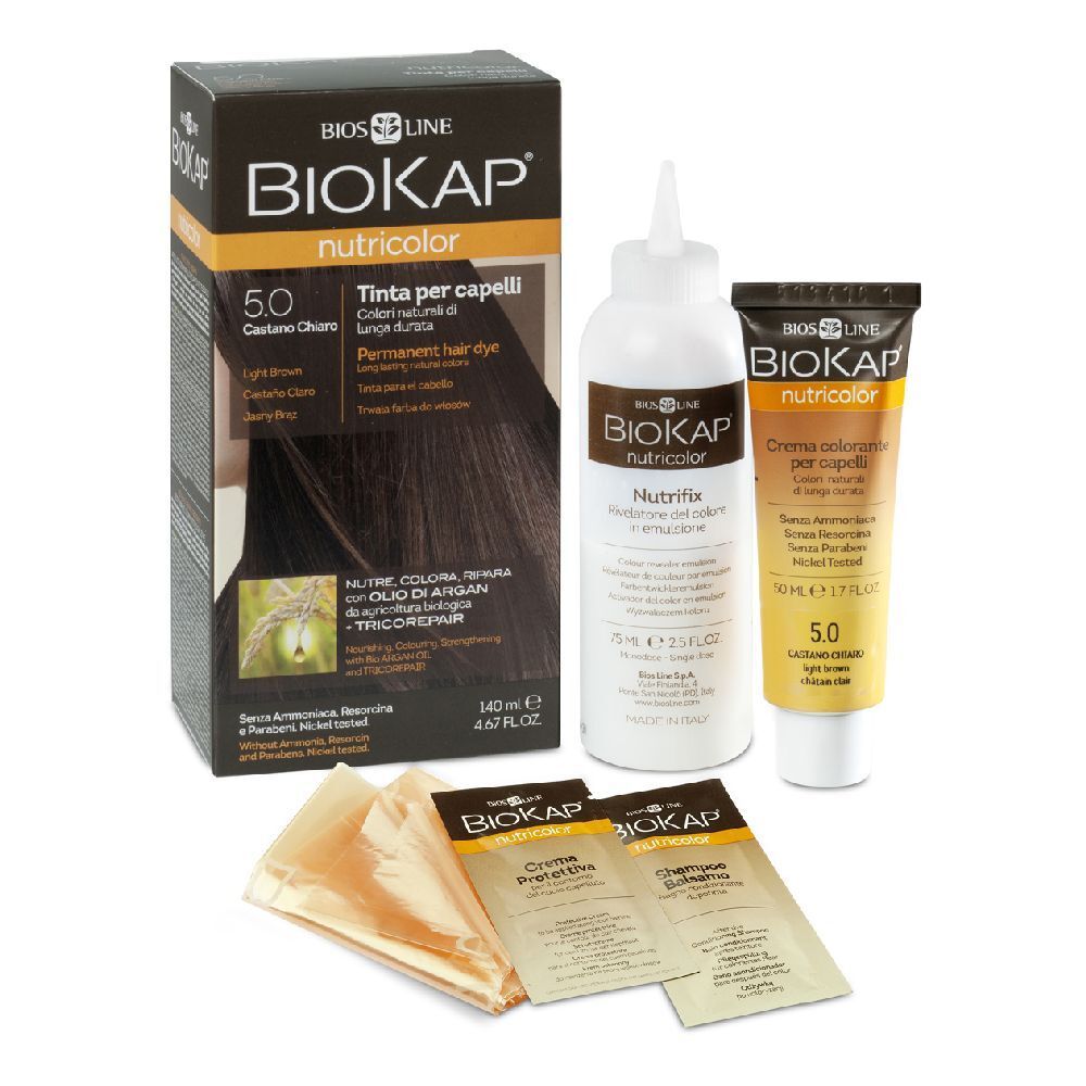 BIOS LINE BioKap® Nutricolor Tinta Colore 4.06 Castano Caffé 140 ml Em