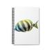 Marick Booster Striped Fish Spiral Notebook | 7.24 H x 0.63 W x 0.63 D in | Wayfair 3509107881