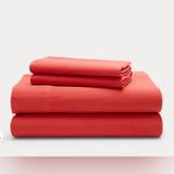Ralph Lauren Bedding | Brand New Ralph Lauren Queen Size Sheet Set Flannel Color Red | Color: Red | Size: Queen