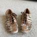 Coach Shoes | Coach - Brown Leather Sneakers With C Logo - Distressed Gold - Us9 | Color: Brown/Cream | Size: 9