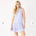 Nine West Dresses | Darling 9 West Lilac Sundress! Sz L | Color: Purple/White | Size: L