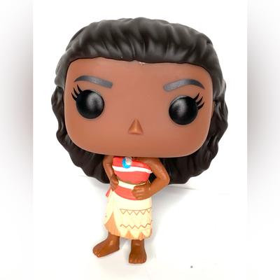 Disney Other | Funko Pop Moana Action Figure Toy Bobbleheads Disney #213 | Color: Red/Tan | Size: Os