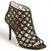 Michael Kors Shoes | Michael Kors Yvonne Heeled Booties - Size 8.5 | Color: Black/Gold | Size: 8.5