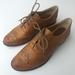 Anthropologie Shoes | Anthropologie Latigo Leather Oxford! Sz9 | Color: Brown | Size: 9