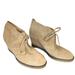 J. Crew Shoes | J.Crew | Tan Suede Wedge Lace Up Heel Bootie | Size 7 | Color: Cream/Tan | Size: 7