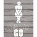 Trinx Have To Go 2 Poster Print By Allen Kimberly (18 X 24) # KARC1887B Paper in Gray/White | 24 H x 18 W in | Wayfair
