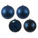 Freeport Park® Christmas Ball Ornament Plastic in Indigo | 4.75 H x 4.75 W x 4.75 D in | Wayfair 38FC92DF5BAE473BB03596833CF6120A