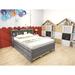 Lark Manor™ Aideyn Solid Wood Storage Platform Bed Wood in Gray | 41.2 H x 57.7 W x 85 D in | Wayfair 92912D9CE71E474DB66A943A2E70D4DB