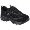 Sneaker SKECHERS "D´Lites - Biggest Fan", Damen, Gr. 41, grau (anthrazit), Leder, Textil, Synthetik, sportlich, Schuhe, Freizeitschuh, Halbschuh, Schnürschuh im trendigen Chunky-Style