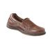 Blair Men's Dr. Max™ Leather Slip-On Casual Shoes - Brown - 8.5
