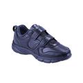 Blair Dr. Max™ Leather Sneakers with Memory Foam - Navy - 9.5