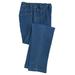 Blair Haband Men’s Casual Joe® Stretch Waist Jeans with Drawstring - Blue - L