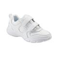 Blair Men's Dr. Max™ Leather Sneakers with Memory Foam - White - 13