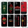 Coque de téléphone avec sensation marocaine pour iPhone coque antichoc pour iPhone 14 13 12 11