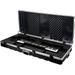 Sound Town Lightweight 61-Note Keyboard Case ATA Flight Case with TSA Approved Locking Latches Customizable Interior Recessed Wheels (STKBC-61)