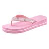 Badezehentrenner VENICE BEACH, Damen, Gr. 37, rosa (rosé), Obermaterial: 100% Textilmaterial. Futter: 100% Textilmaterial. Decksohle: 100% Synthetik. Laufsohle: 100% Synthetik, Glitzer, unifarben, casual, Schuhe, Sandale, Pantolette, Badeschuh...