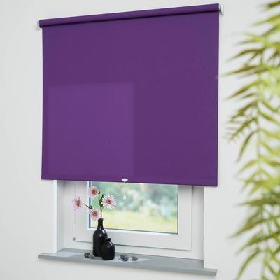 Springrollo LIEDECO "Uni" Gr. 11, lila (brombeere), B:172cm H:180cm, Polyester, Metall, Rollos, lichtdurchlässig Image