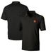 Men's Cutter & Buck Black Cincinnati Bengals Throwback Logo Forge Pencil Stripe Stretch Polo