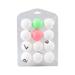 Wharick 12Pcs/Box Ping-Pong Good Elasticity Multi-color Optional with Numbers Compact Wear-resistant Ball Training Professional Match Training Table Tennis Ball for Game