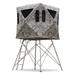 Guide Gear 6 Tripod Hunting Tower Blind 2-3 Man Stand Elevated Hunting Gear Equipment Accessories 6x 6