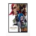 Anime cartoon Arcane League of Legends Movie Poster Cool Wall Decor Art Print posters for room aesthetic - Matte Poster Frameless Gift 12 x 18 inch(30cm x 46cm)
