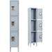 STANI Metal Locker for School Gym Office 3 Tier Locker for Employees Students Steel Storage Locker Cabinet with 3 Door Assemblable Locker