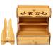 OUNONA 1 Set Wooden Desk Organizer Large Capacity Pencil Holder Compartment Organizer