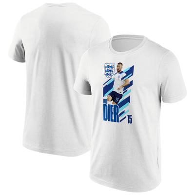 England FA Maddison No 25 Name & Number Graphic T-Shirt – Weiß – Erwachsene Image