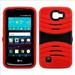 LG Spree Optimus Zone 3 / VS425 Hybrid Silicone Case Cover Stand