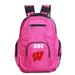 MOJO Pink Wisconsin Badgers Personalized Premium Laptop Backpack