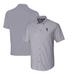 Men's Cutter & Buck Charcoal Atlanta Falcons Throwback Logo Big Tall Stretch Oxford Button-Down Short Sleeve Shirt