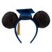 Disney Accessories | Disney Parks Mickey Mouse Graduation Cap Ear Headband Class Of 2022 Nwt | Color: Blue/Gold | Size: Os
