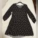 American Eagle Outfitters Dresses | Floral Flowy Baby Doll Dress - Black, Size M | Color: Black | Size: M