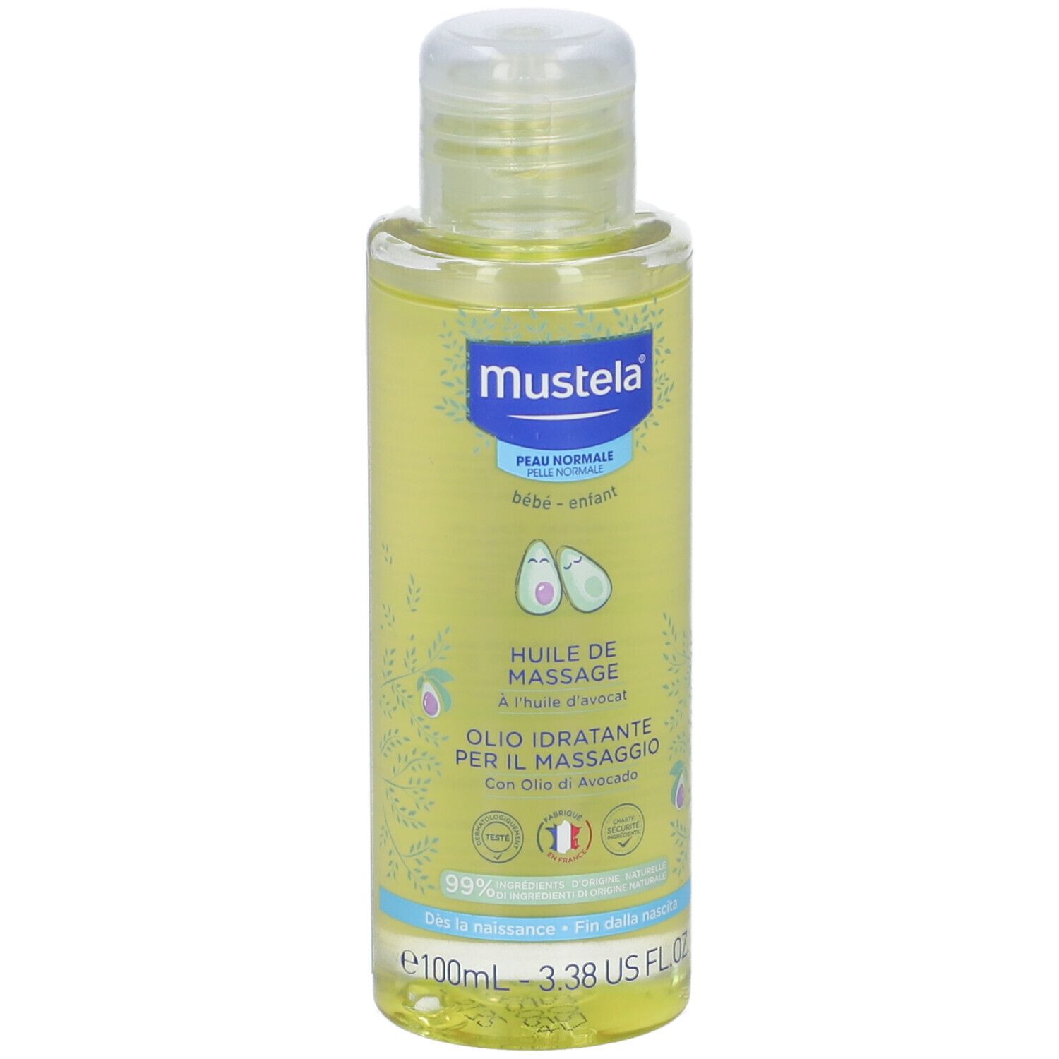 Mustela® Olio Idratante per il Massaggio 100 ml