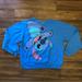 Disney Tops | Disney Lilo And Stitch Sweatshirt Sz Large Womens | Color: Blue | Size: L