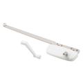 Prime-Line Keyless Sliding Window Lock Hardware, Steel in White | 19.25 H x 4.75 W x 1.45 D in | Wayfair TH 24198