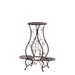 Hourglass Triple Plant Stand by Zingz and Thingz in Brown