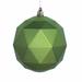 The Holiday Aisle® 8" Geometric Ball Ornament Plastic in Green | 8 H x 8 W x 8 D in | Wayfair 89FBC40945E94DEA8262D0A6F8526A14