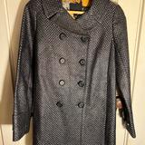 J. Crew Jackets & Coats | Jcrew Collection Metallic Brocade Belted Coat | Color: Gray/Silver | Size: 4