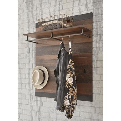 Garderobenpaneel HOME AFFAIRE "Brooklyn", grau (old mix dekor), B:80cm H:100cm T:27cm, Holzwerkstoff, Garderobenpaneele, Breite ca. 80 cm Image