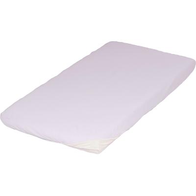 Matratzenschutzbezug SETEX "Feinbiber Spannbetttuch wasserdicht", weiß, B:60cm H:0,5cm L:120cm, Bezug: 100% Baumwolle. Füllung: 100% Polyurethan, Matratzenzubehör, Für Matratzen mit einer von Höhe von 10-12cm Image