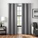 Eclipse Welwick Magnitech 100% Blackout Curtain, Grommet, Seamless Magnetic Closure (1 Panel) Metal in Gray | 84 H x 40 W in | Wayfair 22716803431
