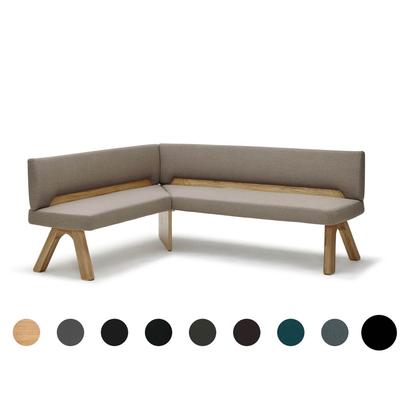 Schösswender »Ontario« 200 Eckbank Variante B 152/192 cm / Gavin 202 rot / Kernbuche natur, Variante B Image