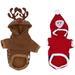 2 Sets Chic Pet Clothes Christmas Dog Clothes Creative Pet Costume Dog Clothing
