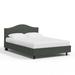 Red Barrel Studio® Upholstered Platform Bed Metal in Gray | 46 H x 41 W x 78 D in | Wayfair A923C29D2EB7443BA13ECFE3DE6F90A8