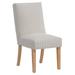 Red Barrel Studio® Parsons Chair Wood/Upholstered/Fabric in Gray | 37 H x 19 W x 25 D in | Wayfair 90C25751422A4644B0B58757BDFBF495