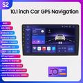 Hizpo 10.1 Double DIN Android 12 Bluetooth 4+32GB Car Stereo Radio Wireless CarPlay Android Auto GPS Navigation Player