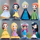 Figurines de Princesse Q Posket en PVC 14-16cm Blanche-Neige Sirène Cendrillon Poivre Mulan